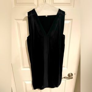 Max Studio Black Satin Sleeveless Dress